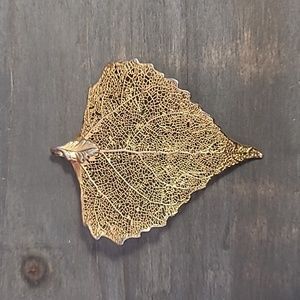 Cottonwood Leaf Pendant